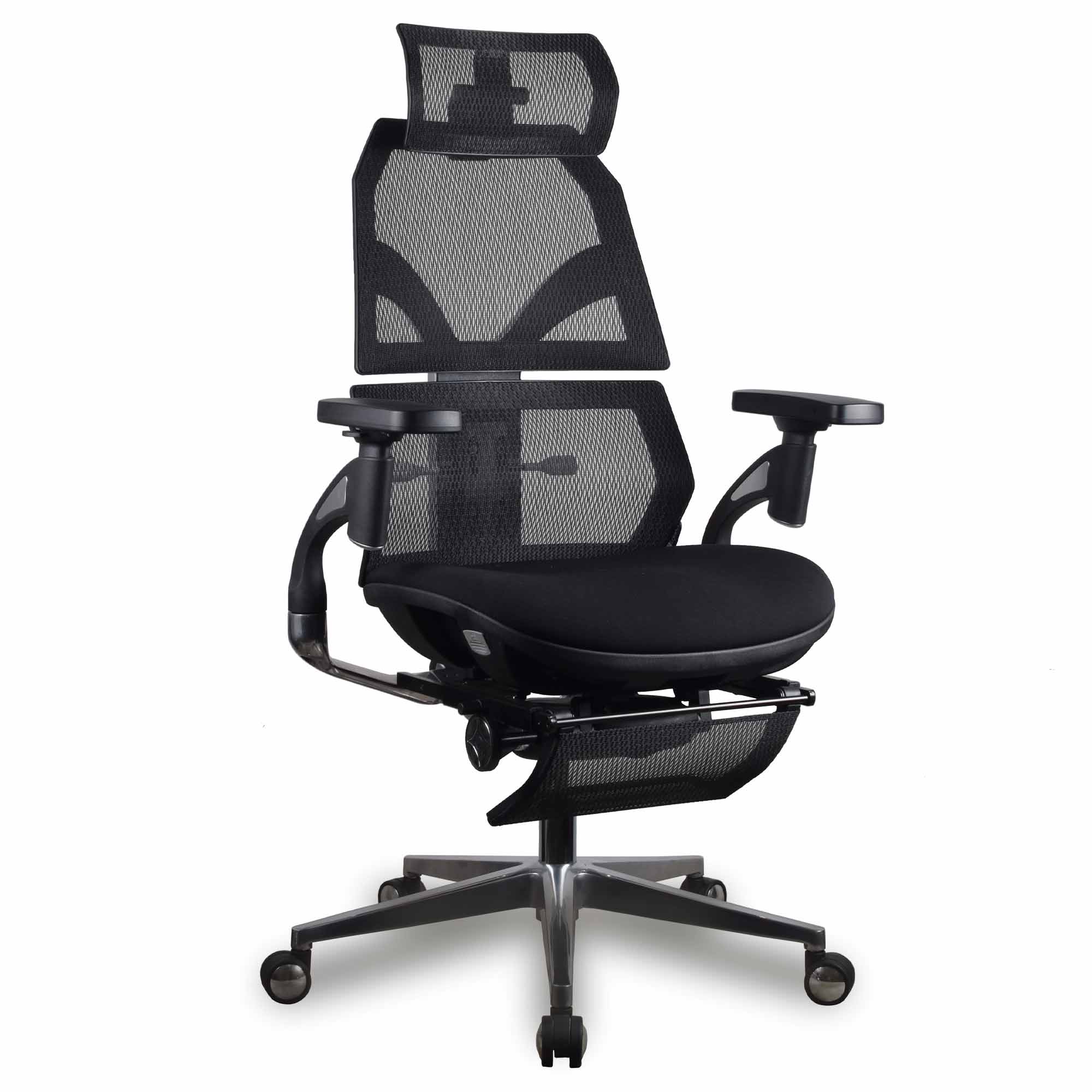 chaise ergonomique gamer AURA KQUEO mousse et maille noire