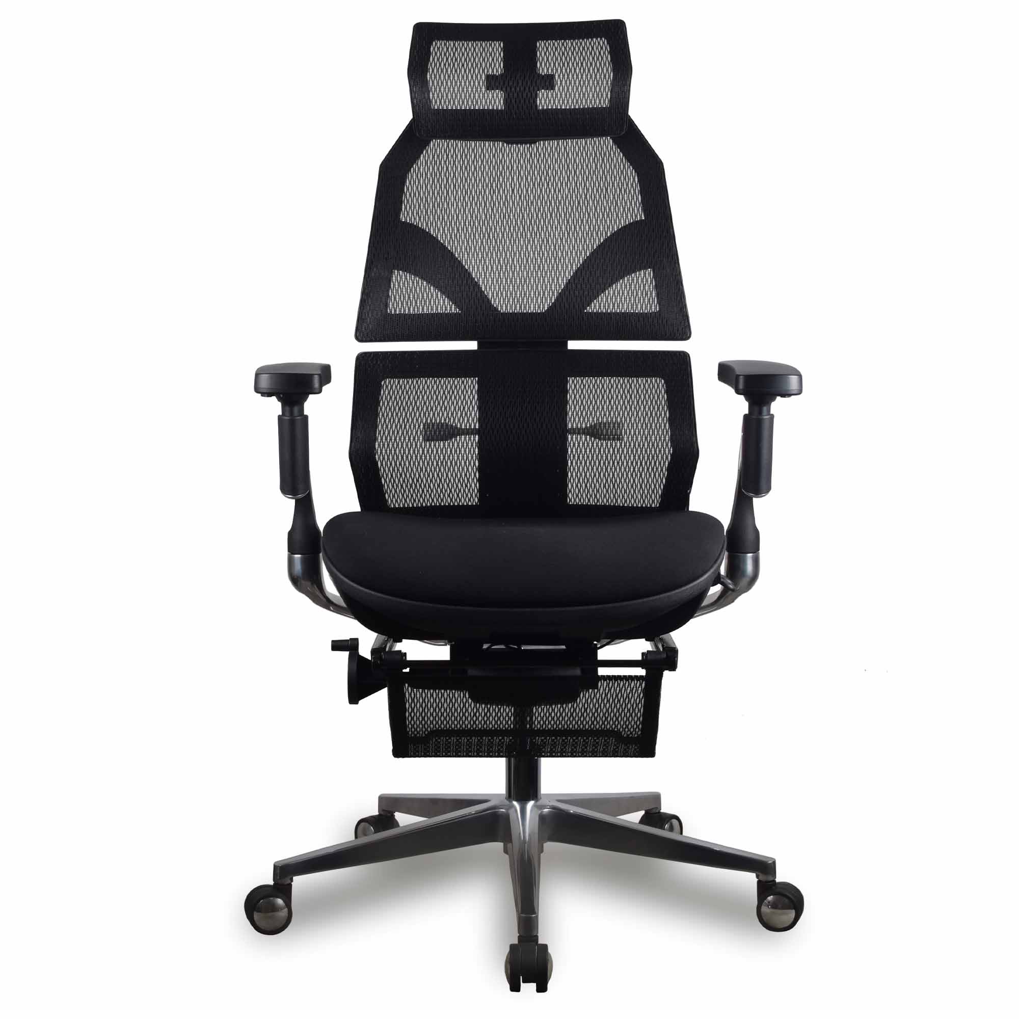 chaise ergonomique gamer AURA KQUEO mousse et maille noire