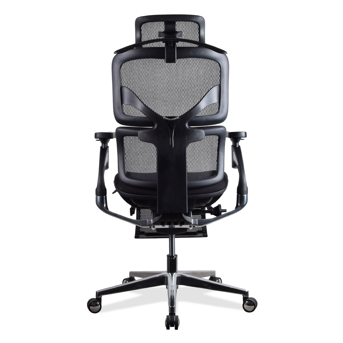 Chaise ergonomique noire avec réglage KQUEO