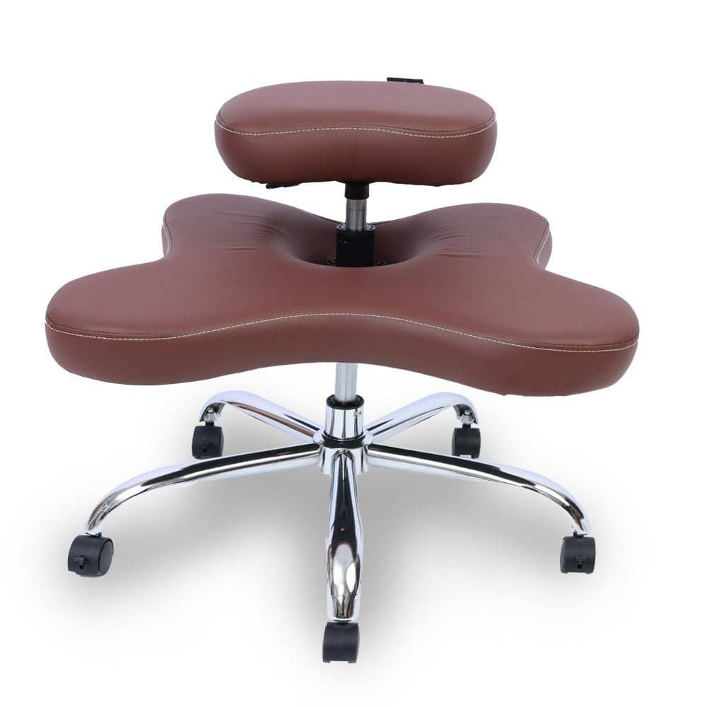 chaise assis genoux ZEN marron Kqueo