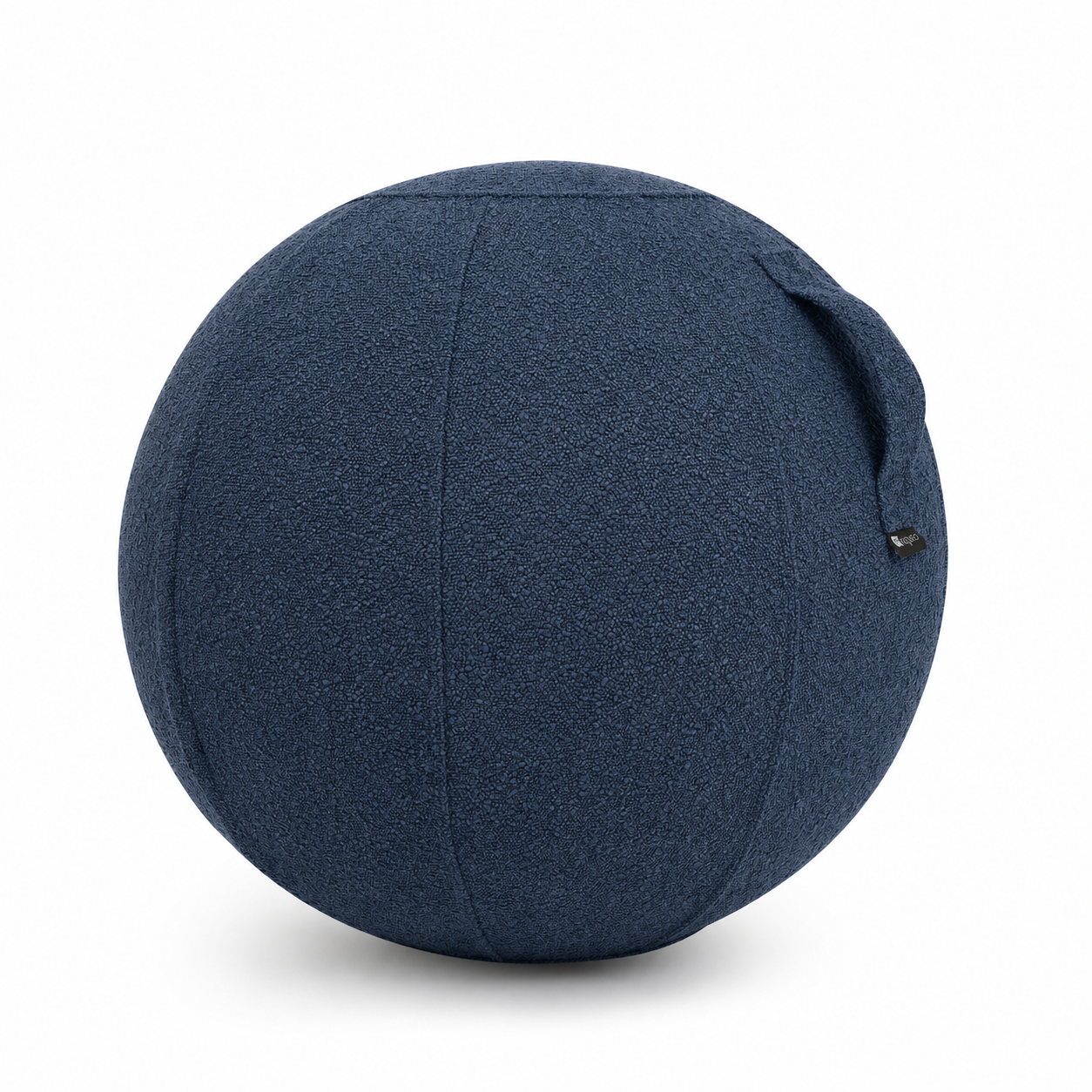 Chaise de bureau ergonomique SPHERA en tissu bouclette bleu