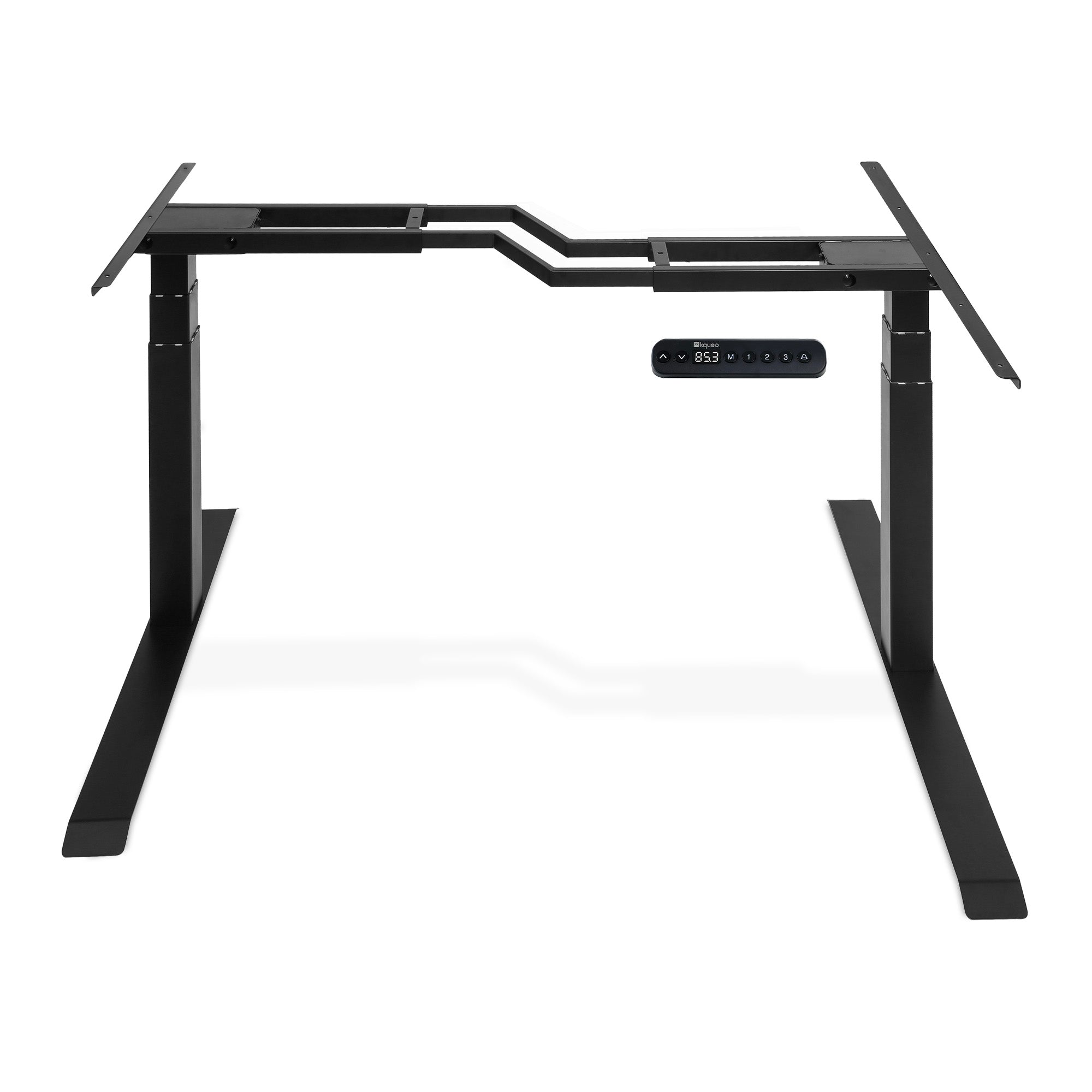 Piétement de bureau d'angle CORNER en L noir KQUEO