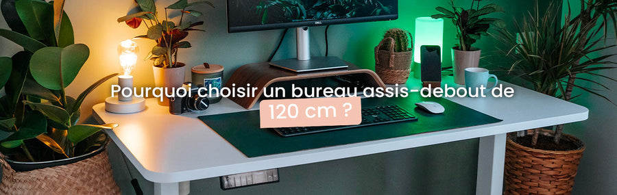 Pourquoi choisir un bureau assis-debout de 120 cm ?