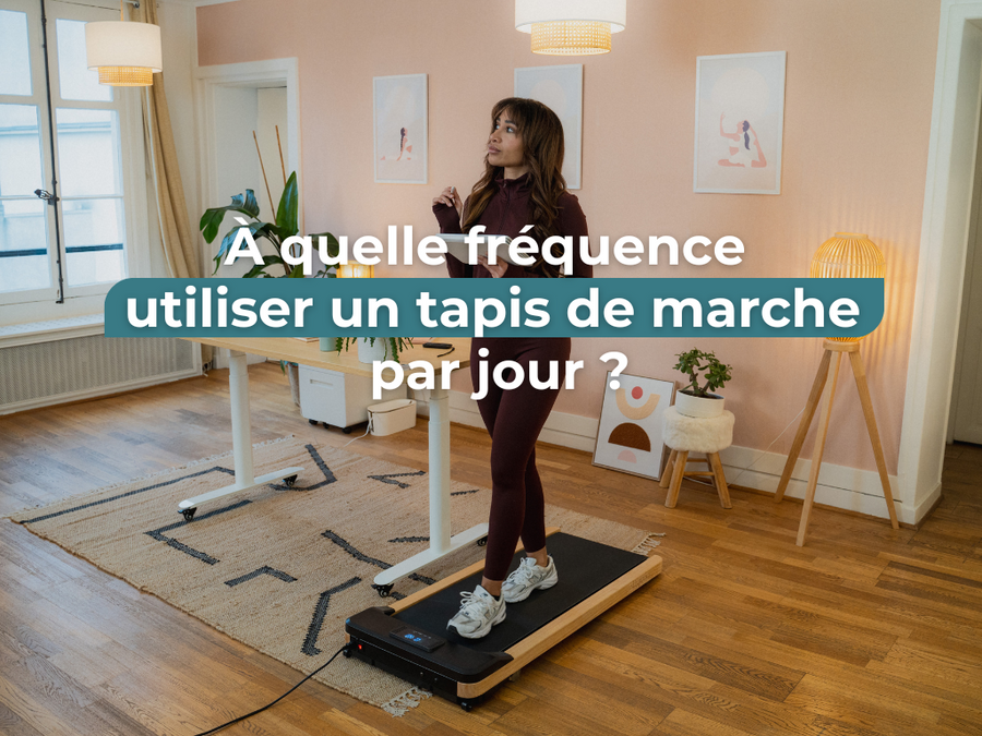 À quelle fréquence utiliser un tapis de marche par jour ?