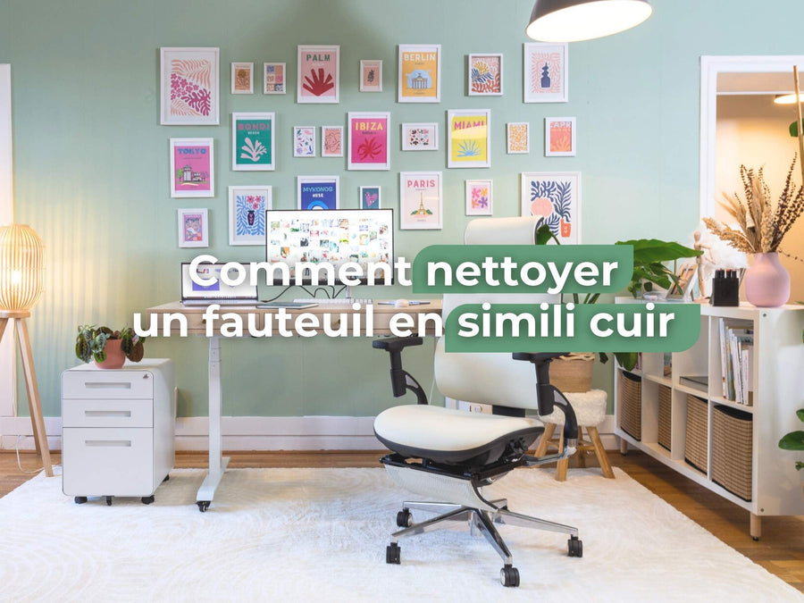 Comment nettoyer une chaise ou un fauteuil en similicuir ?