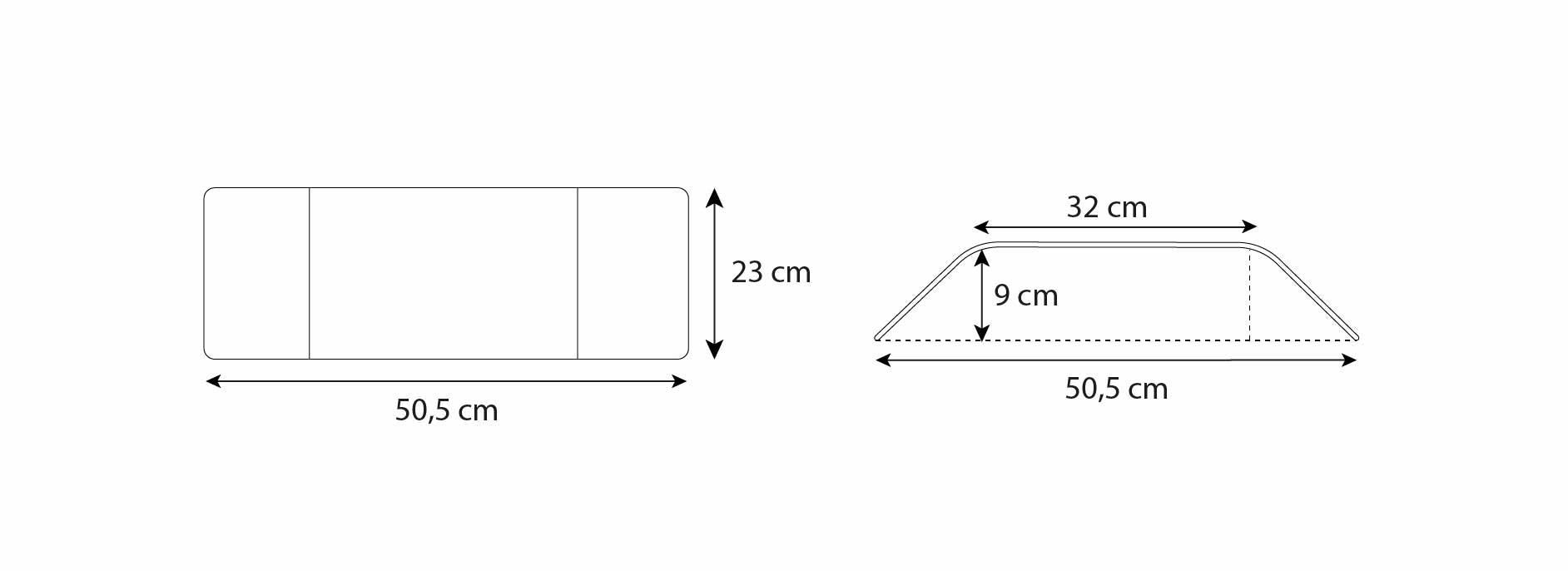 plan support d'écran BRIDGE KQUEO 50,5cm