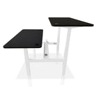 Bureau assis debout DUO KQUEO blanc et noir