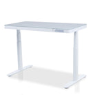 Bureau assis debout Dynamic Circle Connect KQUEO blanc 120 cm