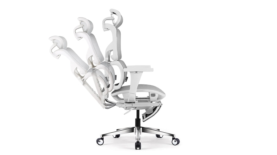 inclinaison chaise TERRANA maille grise