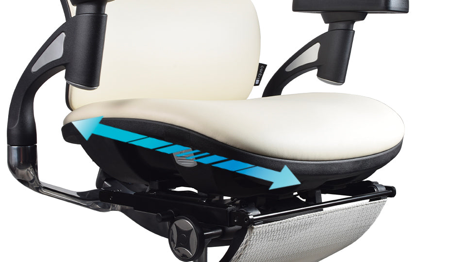 profondeur d'assise réglable chaise ergonomique TERRANA Premium Kqueo