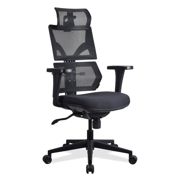 Chaise ergonomique de bureau - ELENA en mousse et maille