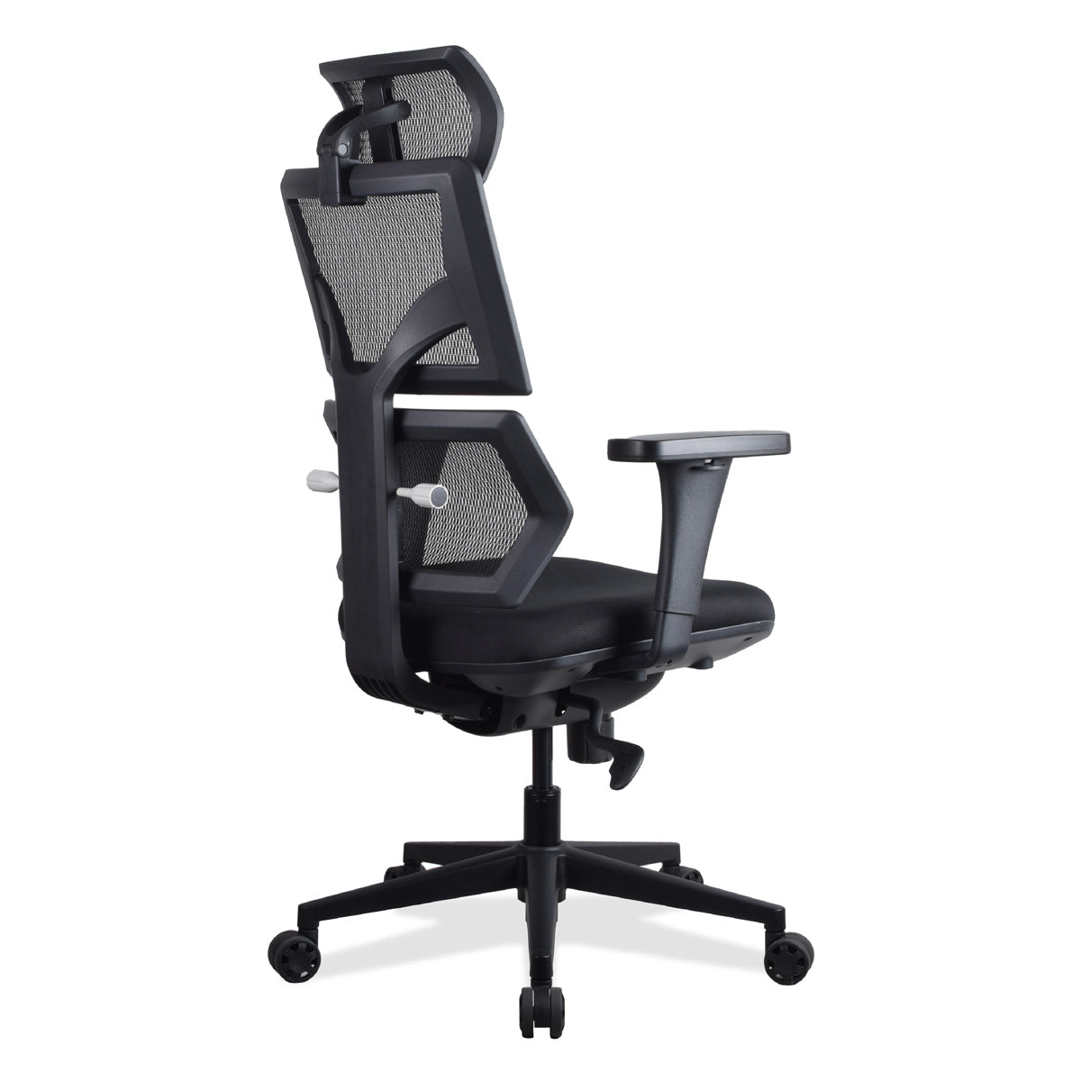chaise ergonomique ELENA multi réglage noire KQUEO