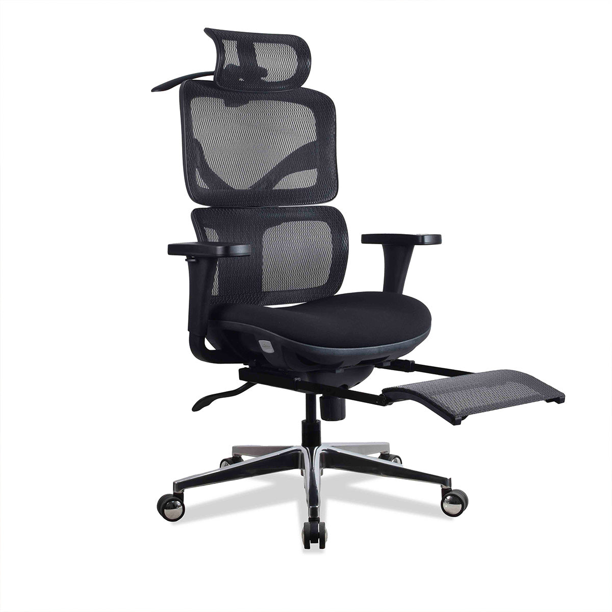 chaise de bureau ergonomique noire TERRANA KQUEO