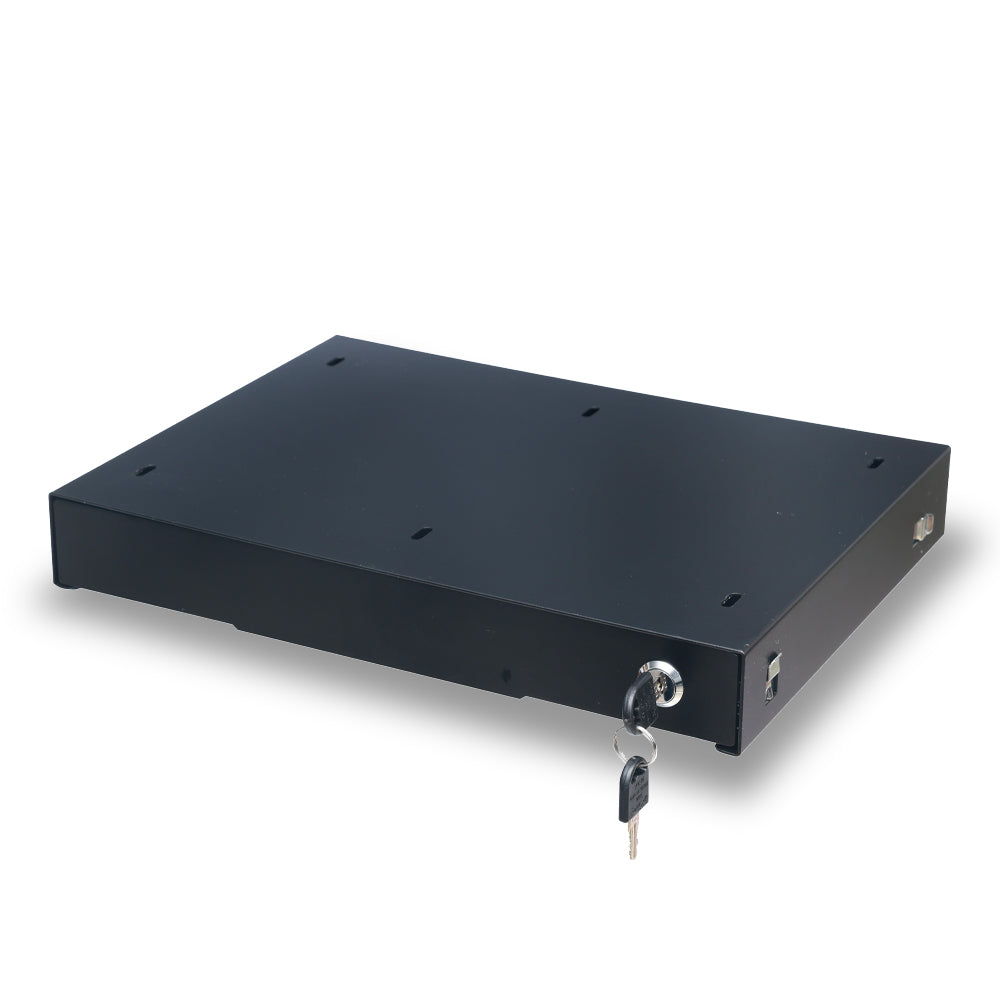 grand tiroir pour bureau assis debout noir