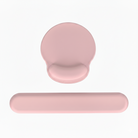 Tapis de souris et repose-poignet rose KQUEO