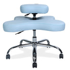 chaise ZEN assis en tailleur bleue KQUEO