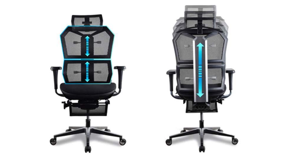 dossier siège de bureau ergonomique VERTEX KQUEO
