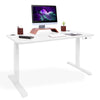 bureau debout 2 moteurs DYNAMIC blanc