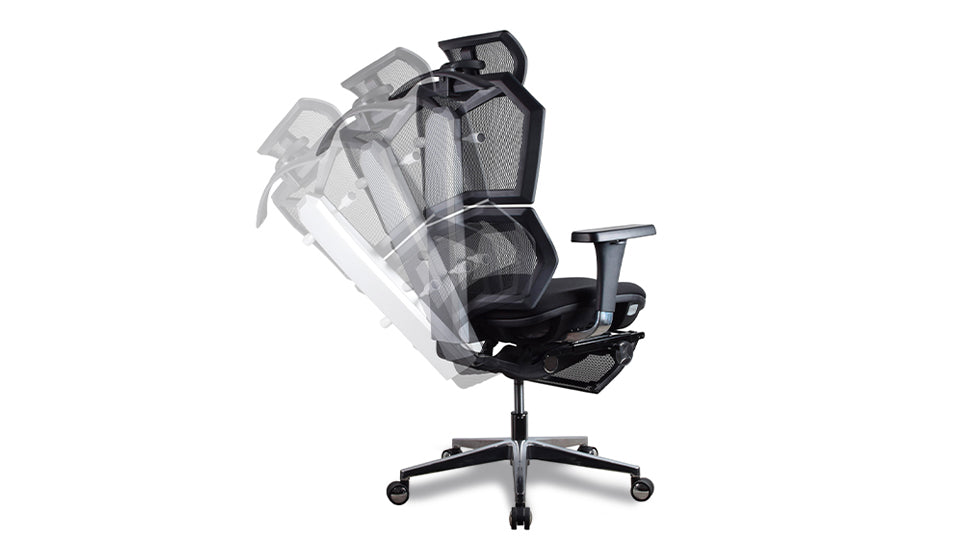 inclinaison dossier chaise de bureau VERTEX