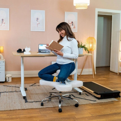 Chaise ergonomique assis en tailleur Zen — Kqueo