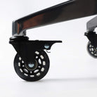 roue roller noire chaises ergonomiques KQUEO