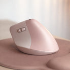 Souris ergonomique verticale rose KQUEO