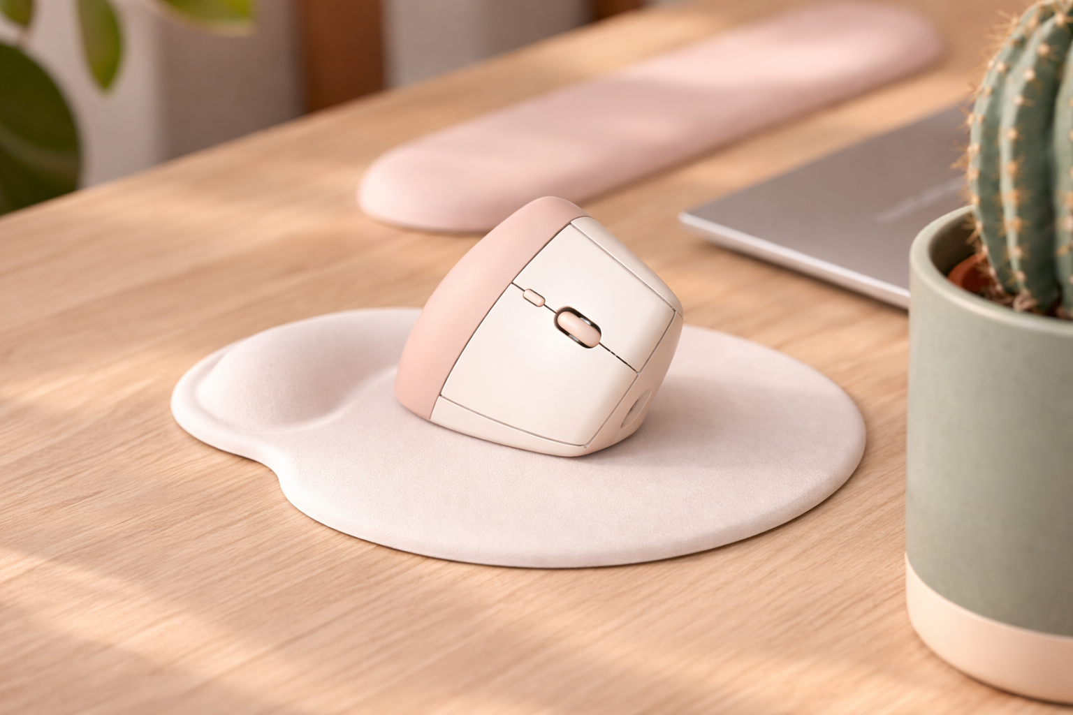Tapis de souris beige KQUEO