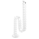 goulotte passe-câble verticale 130cm blanche