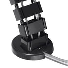 goulotte passe câble verticale noire KQUEO